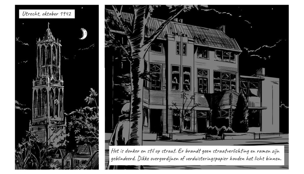 Strook uit een pagina van het stijlonderzoek