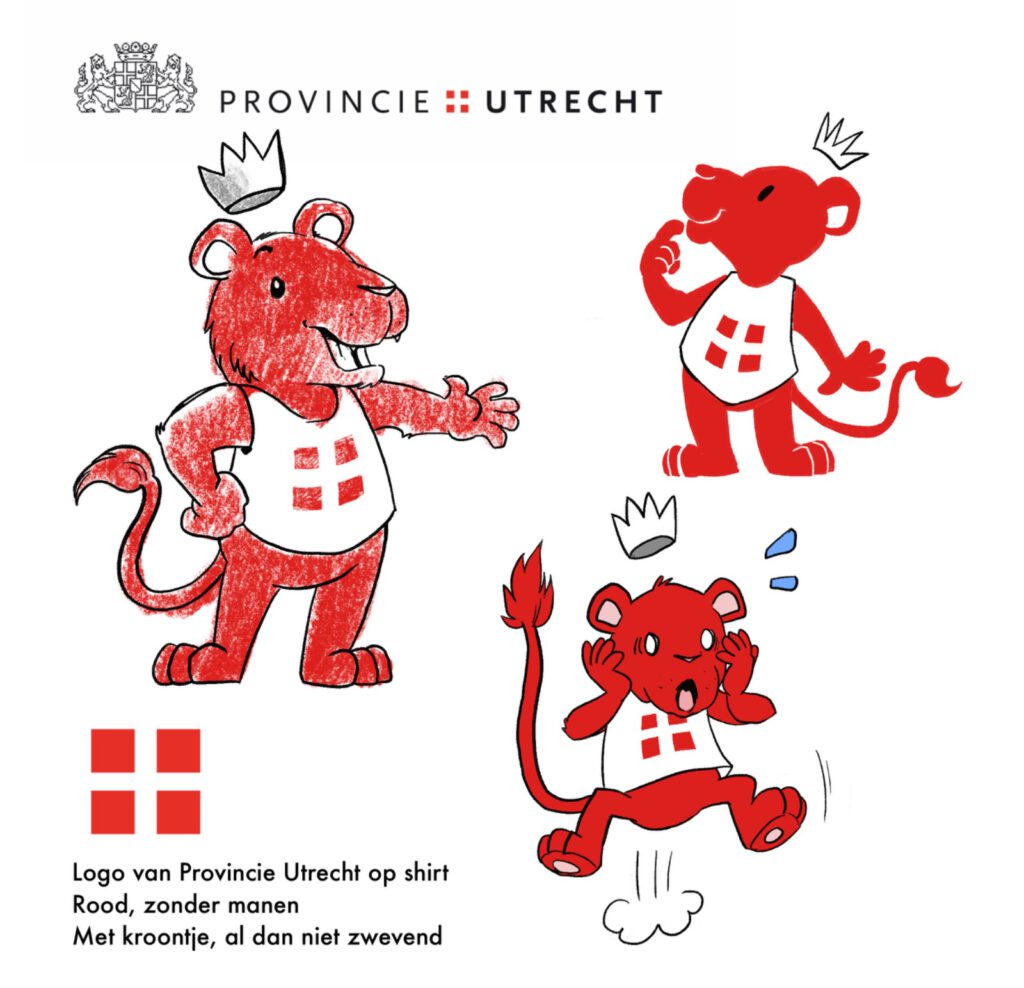 rode leeuw van provincie utrecht door Milou van Montfort